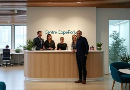 Equipe Centre Copie Parisien au comptoir