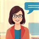 Agent souriant conseillant un client