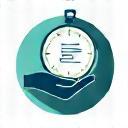 Horloge et main tendant un document